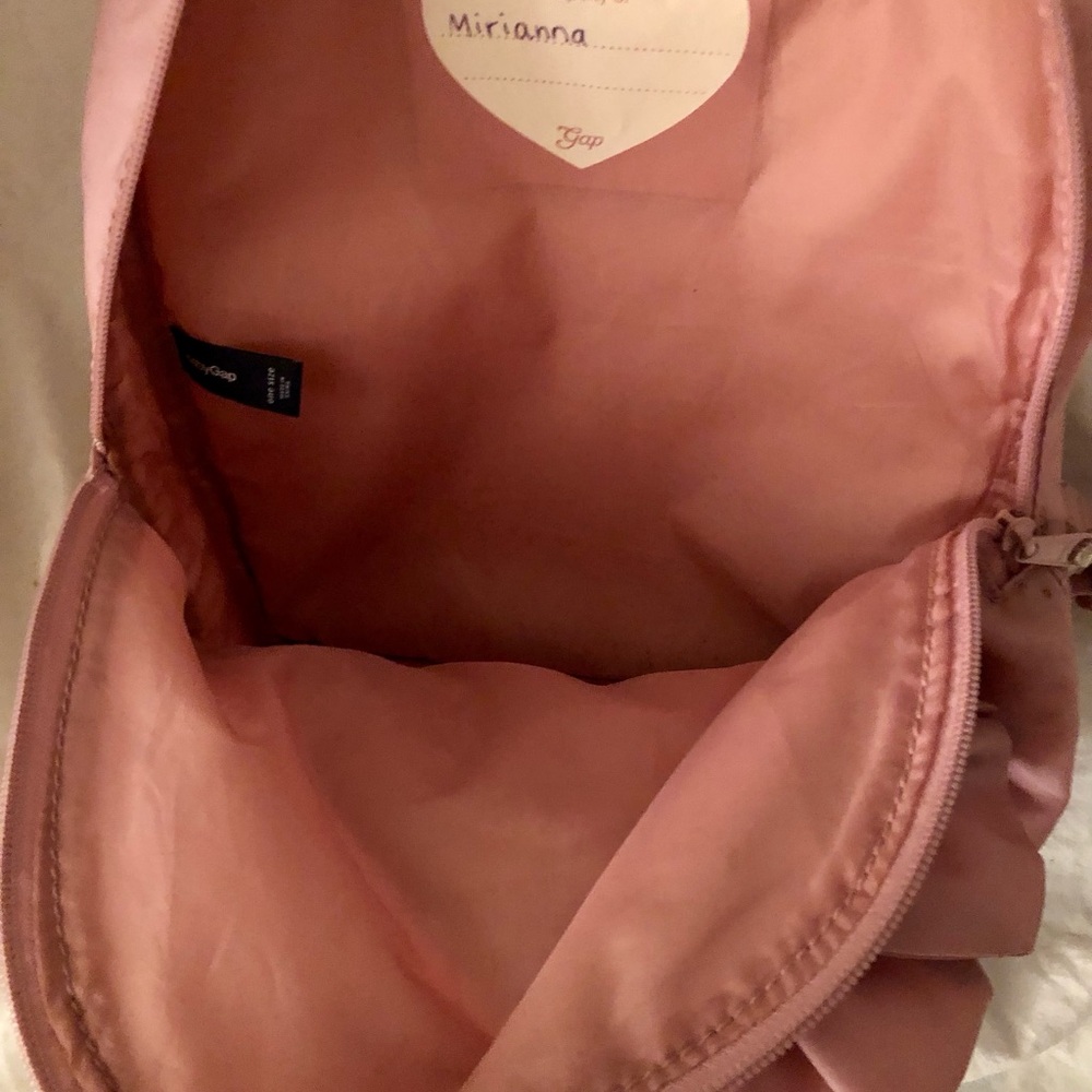 Pink rose backpack - Picture 4 of 4